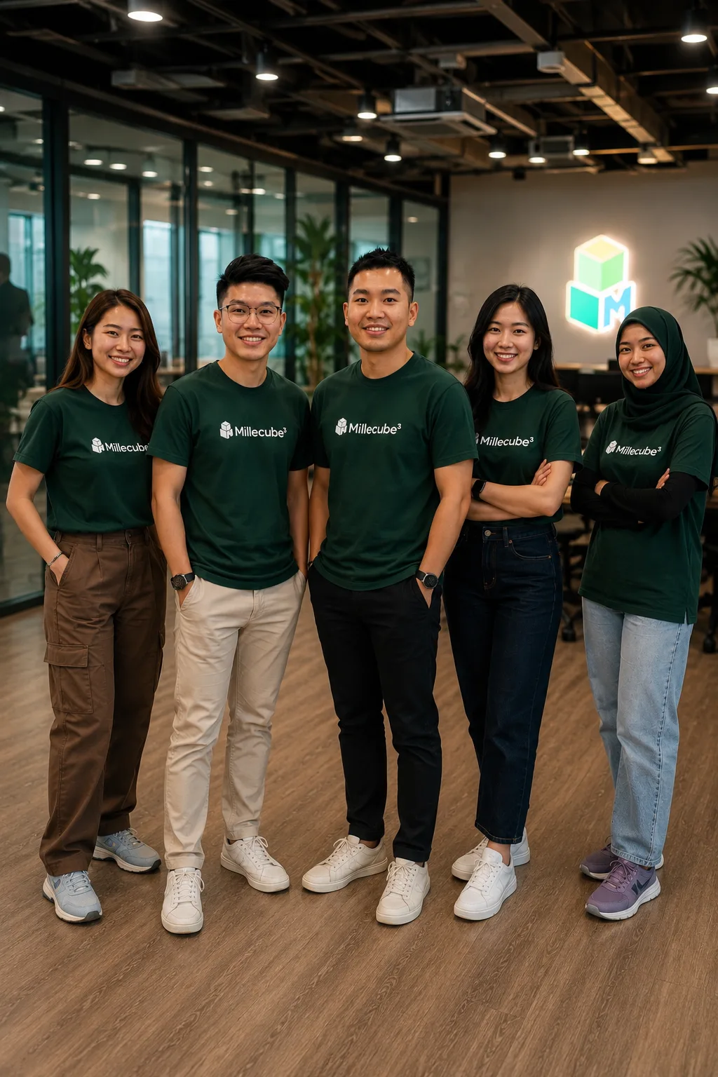 Millecube Digital office and team
